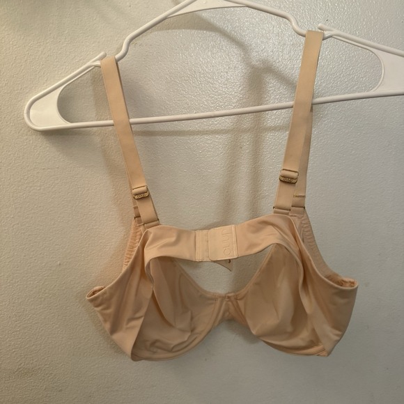 CUUP The Scoop Bra Compact Modal Sand Size 38C See Last Pic For Small Stain - Picture 2 of 5